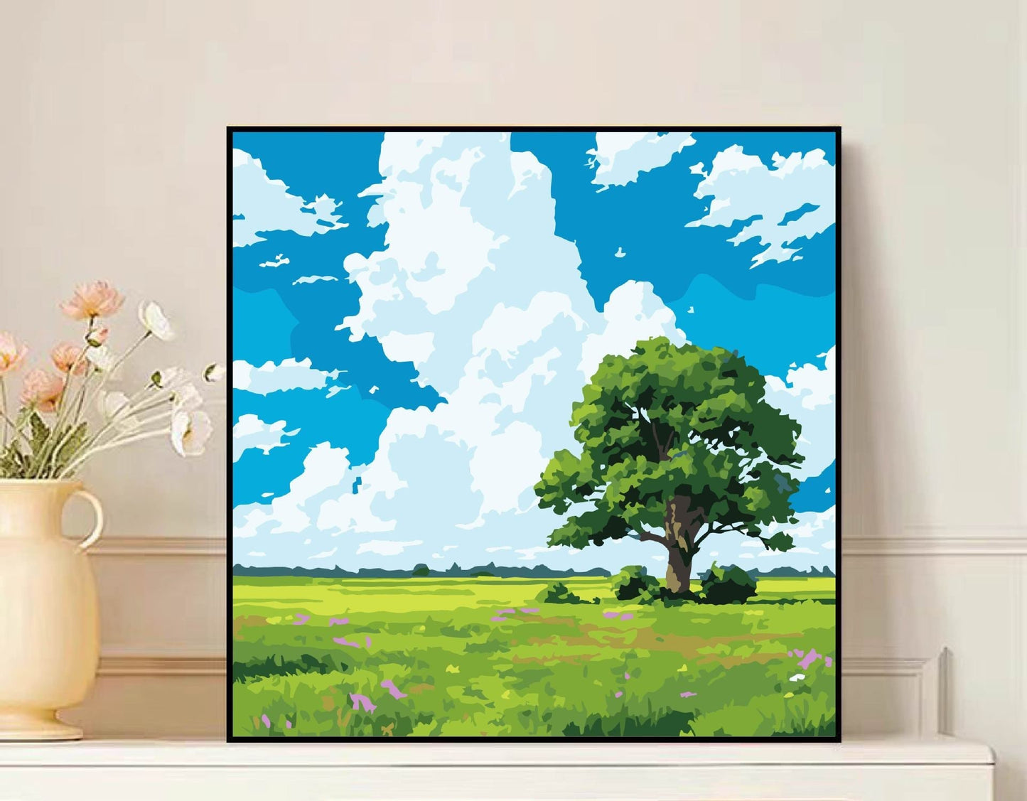 Scenic Mountain Landscape Canvas Art