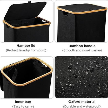 Practical laundry basket with lid Acalora