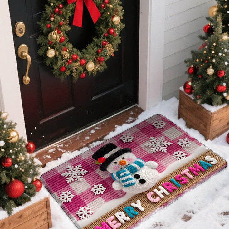 Christmas-Themed Door Mat