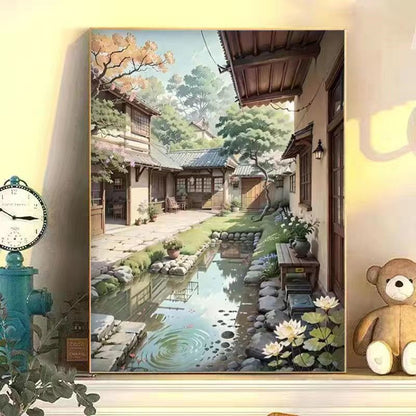 Serenity-Inspired Garden Scene Wall Art