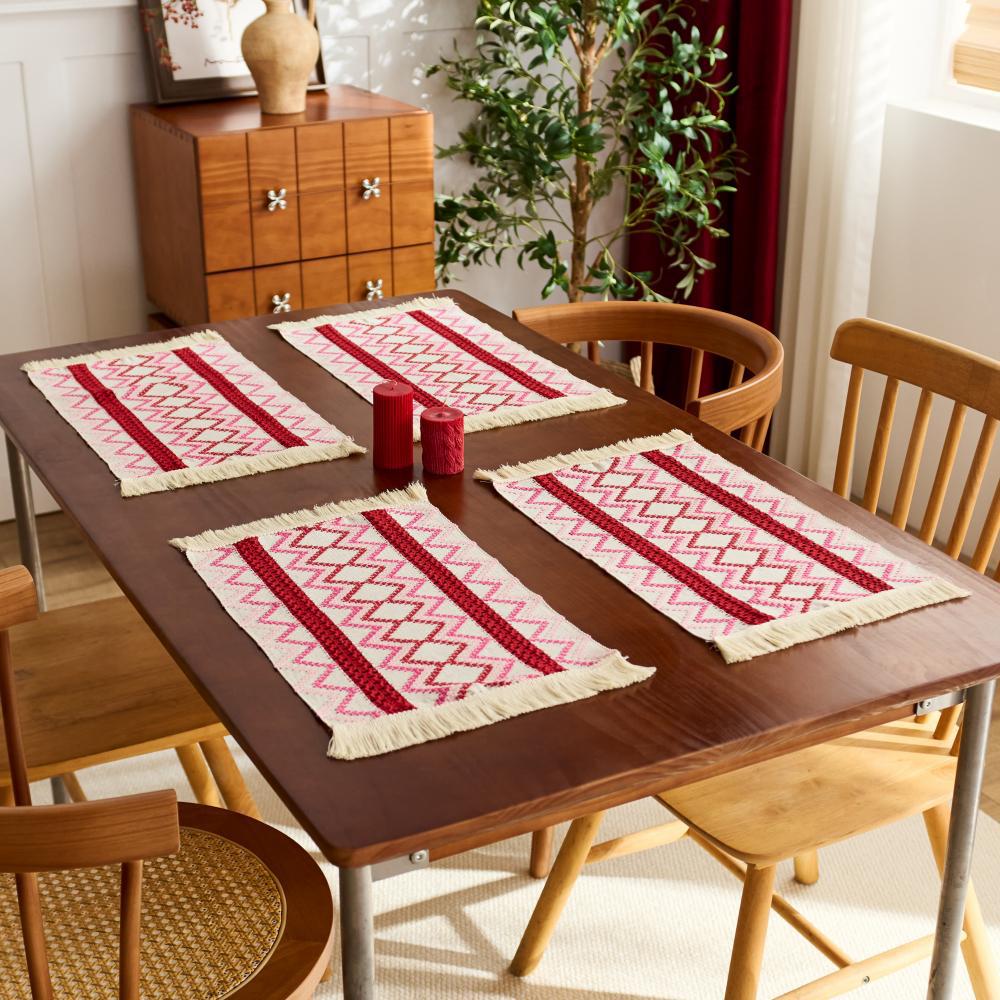 Decorative Fringed Table Runner