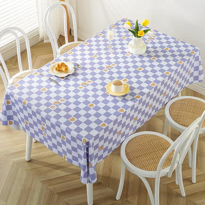 Checkered Pattern Tablecloth