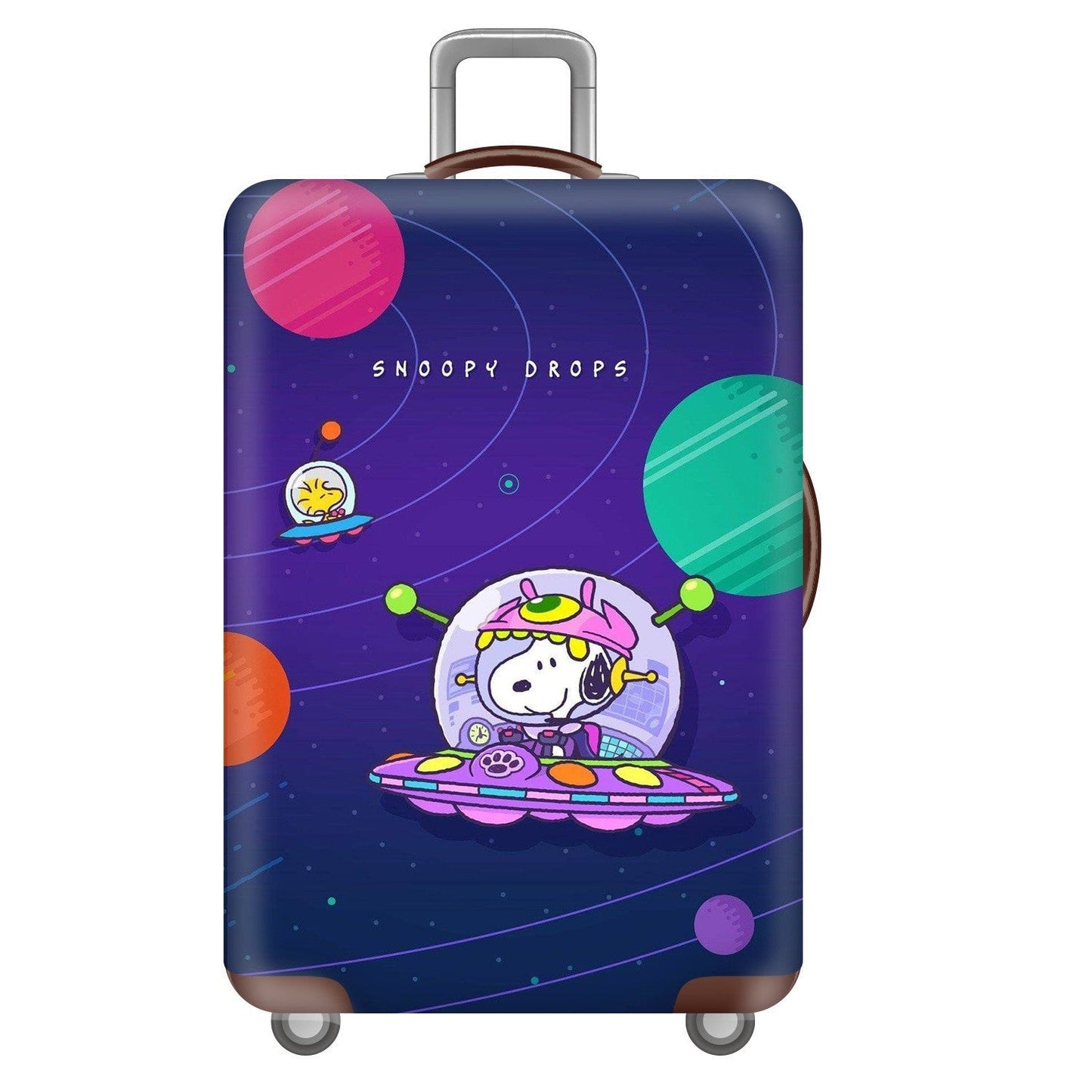 Unisex hard-shell travel suitcase with playful Snoopy motif Brehn