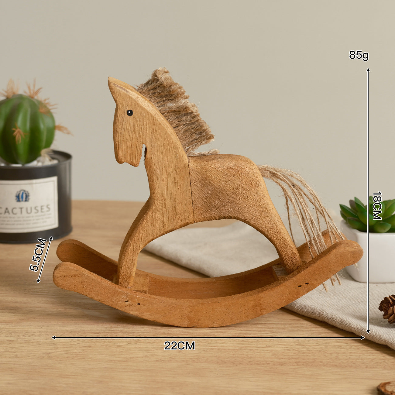 Decorative Rocking Horse Figurine