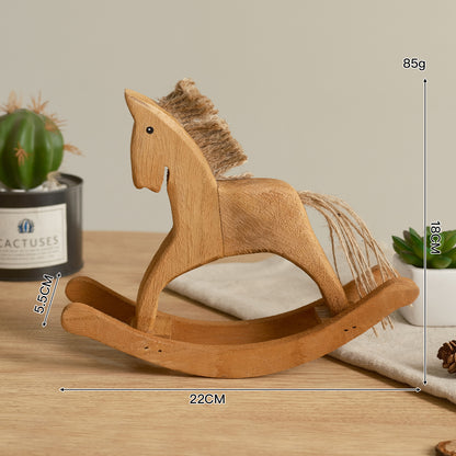 Decorative Rocking Horse Figurine