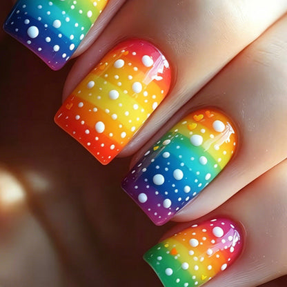 Ombre Dot Pattern Nail Art Set Acalora