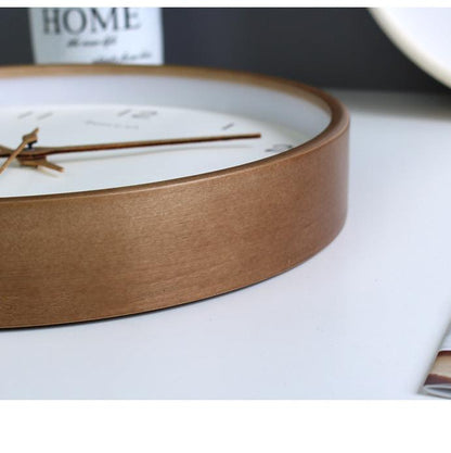 Skanto | Simple Solid Wood Analog Wall Clock for Home – Timeless and Elegant!
