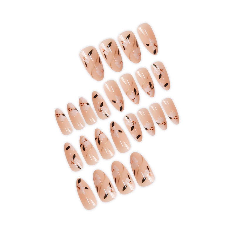 Floral Design Acrylic Nail Wraps Acalora