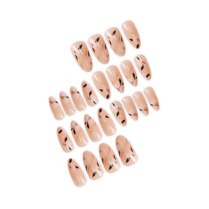 Floral Design Acrylic Nail Wraps Acalora
