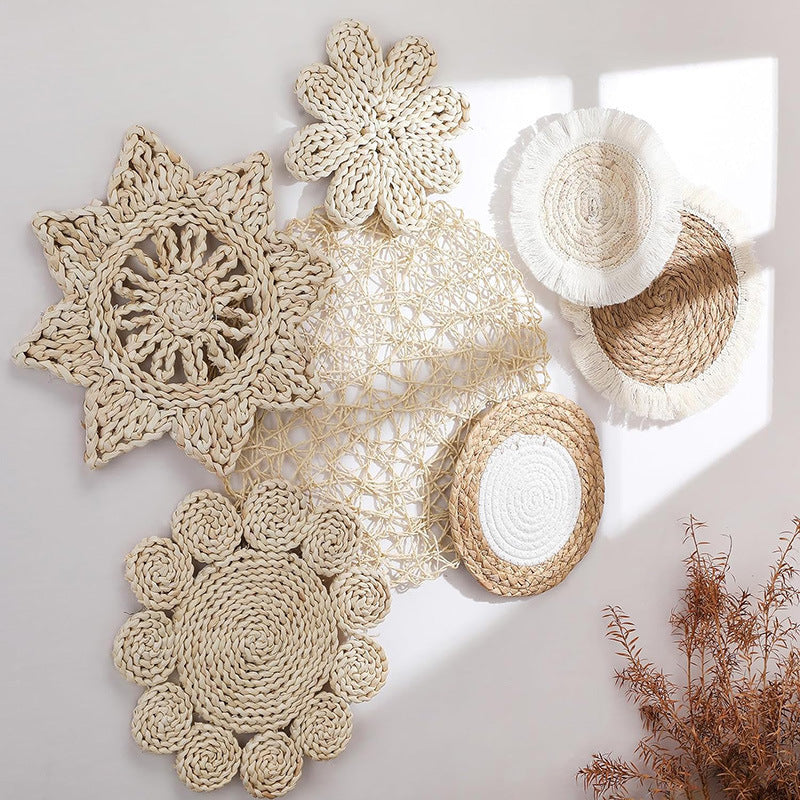 Round Tablecloth Made of Natural Materials Acalora