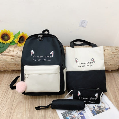 Cute Animal-Themed Backpack Set Acalora