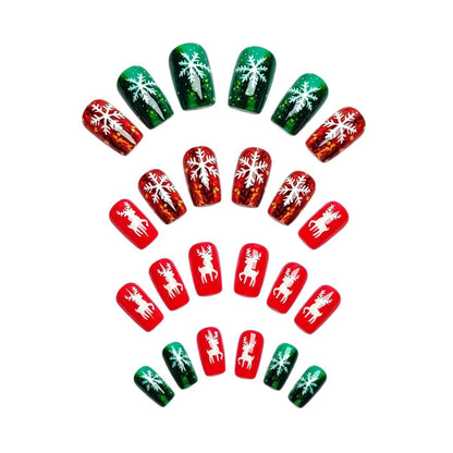 Festive Holiday-Themed Nail Art Acalora