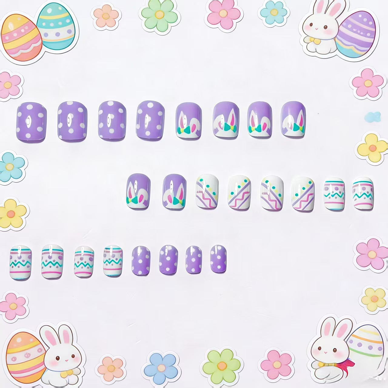 Playful Decorative Nail Art Acalora