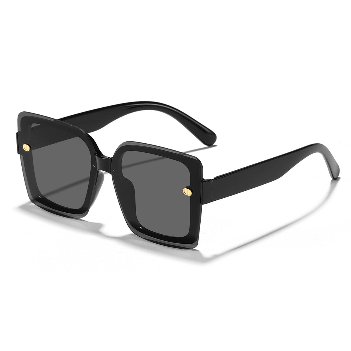 Women's fashionable sunglasses with a square design and high-quality Karnz frame