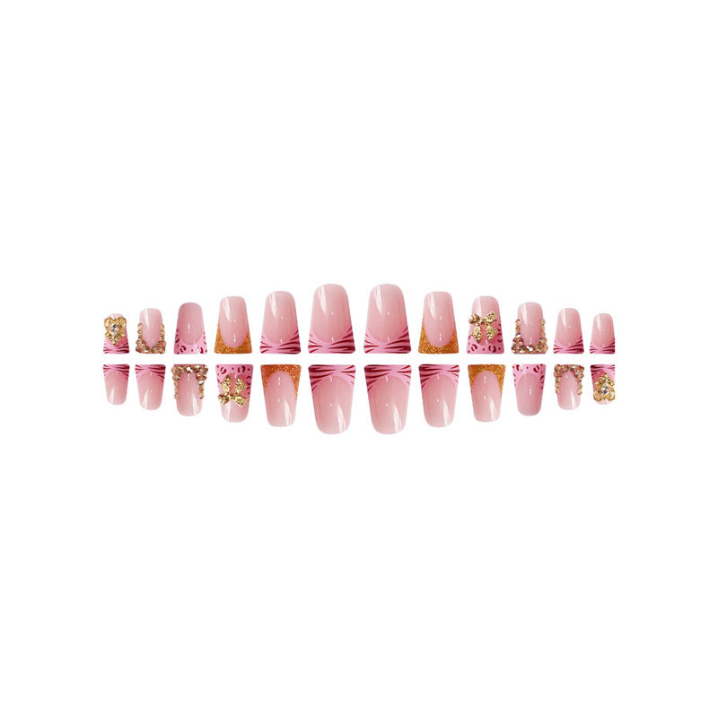 Floral Design Press-On Nails Acalora