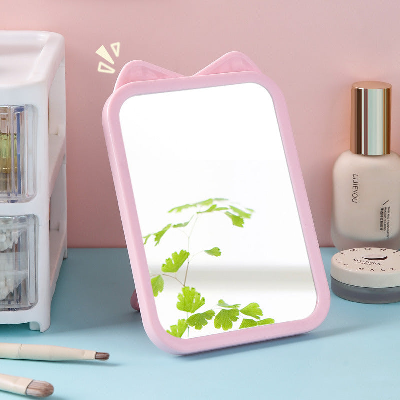 Creative Cat Ear Themed Tabletop Mirror