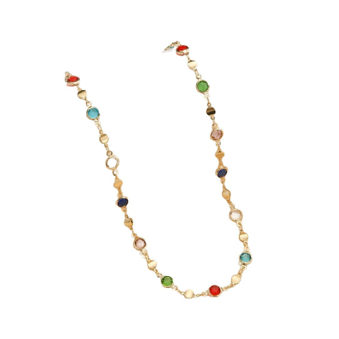 Colorful Gemstone Eyewear Chain Acalora