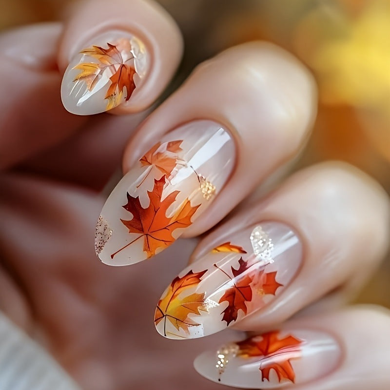 Autumn-Inspired Nail Art Acalora