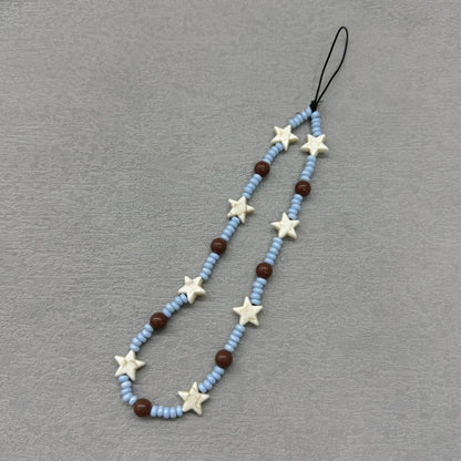 Star and Bead Phone Charm Acalora