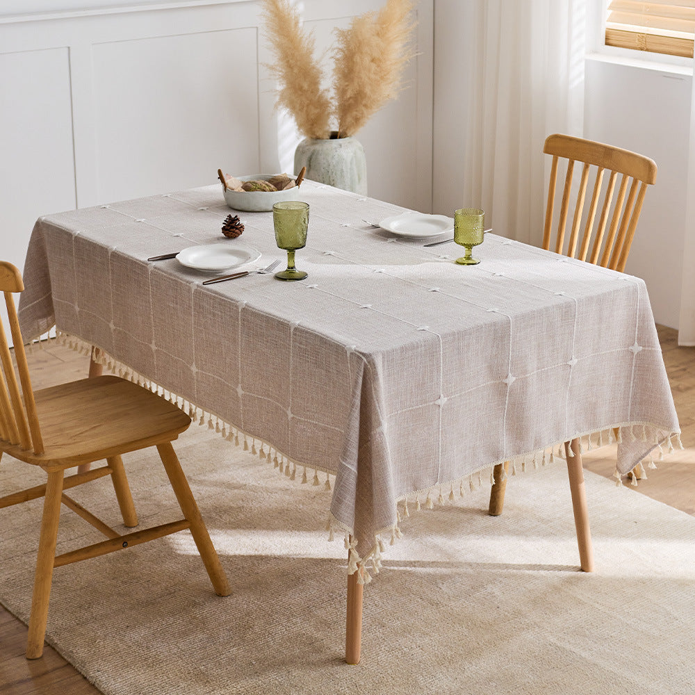 Elegant Textured Tablecloth  1788834189