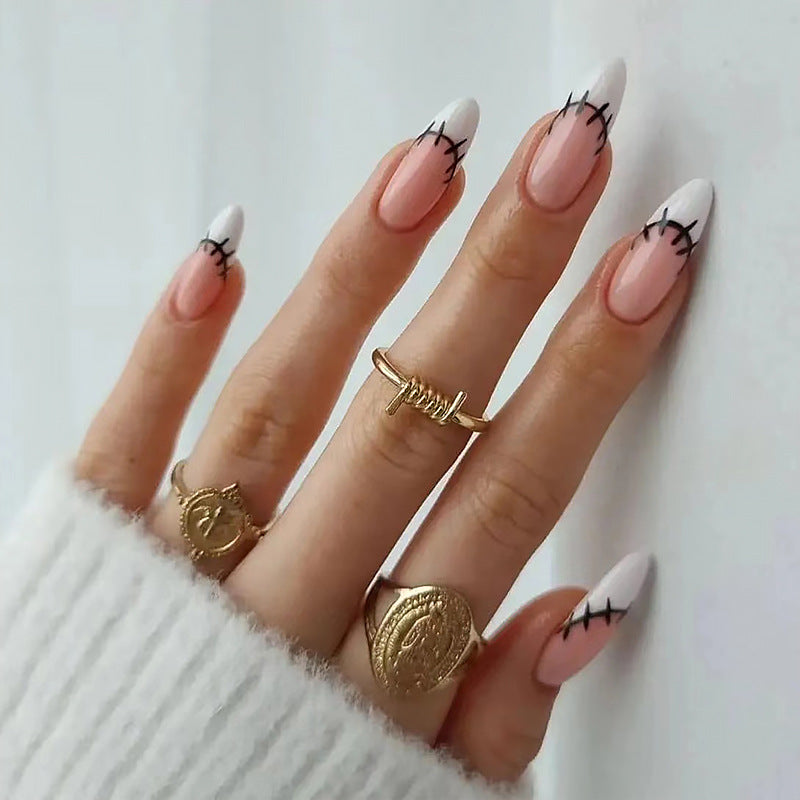 Artificial nail set with unique patterns Acalora
