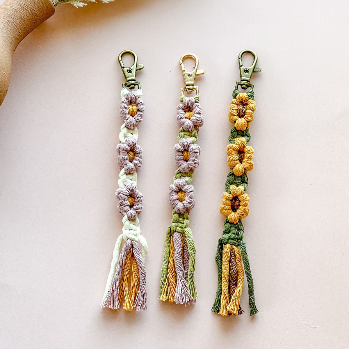 Macrame Tassel Keychain Acalora