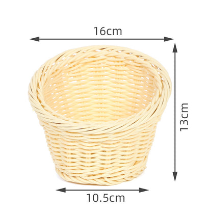 Decorative Woven Round Basket Acalora