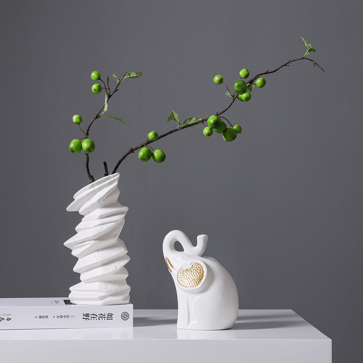Abstract Textured Ceramic Sculpture