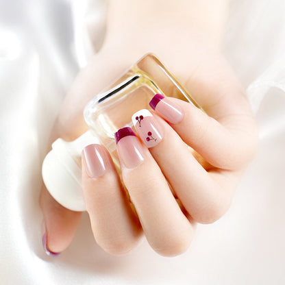 Artistic Cherry Blossom Design Press-On Nails Acalora