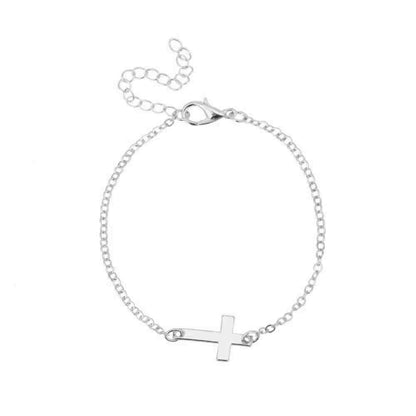Minimalist Cross Bracelet Acalora