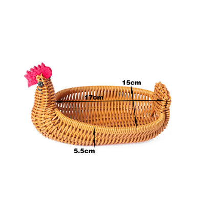 Decorative Wicker Duck Acalora