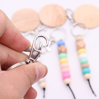 Decorative Wooden Beaded Keychain Acalora