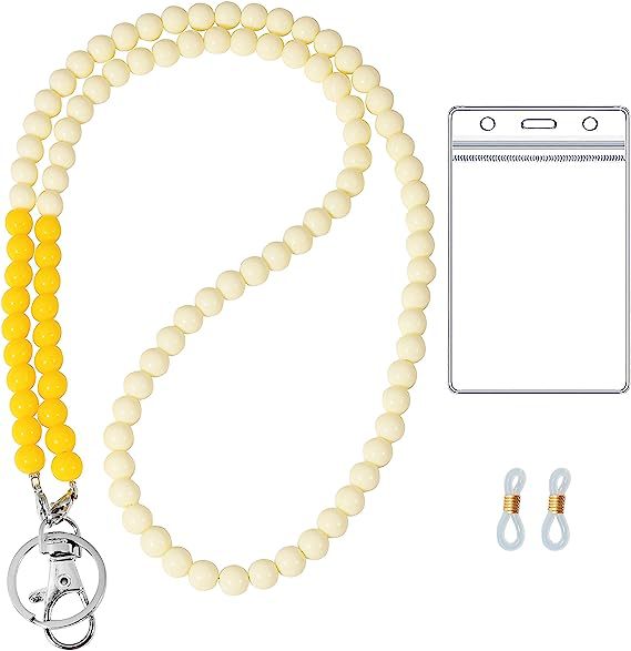 Beaded Lanyard with ID Holder Acalora