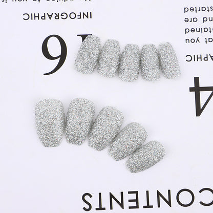 Glittering artificial nails in modern design Acalora