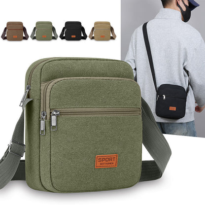 Versatile Canvas Crossbody Bag Acalora