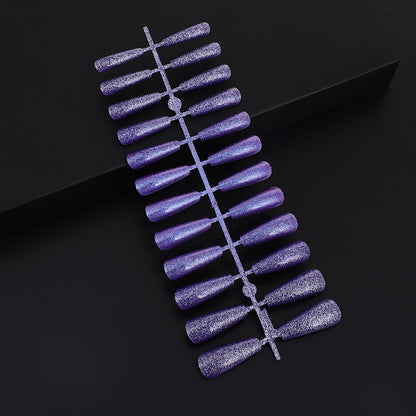 Nail art set with glitter and elegant transitions Acalora