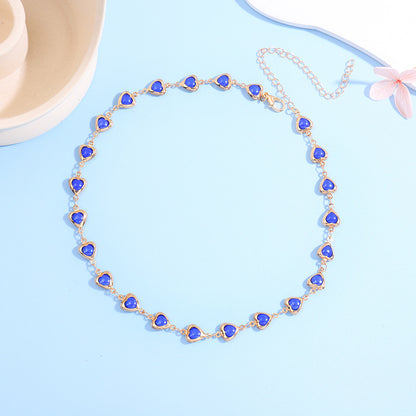 Sparkling Crystal Choker Necklace Acalora
