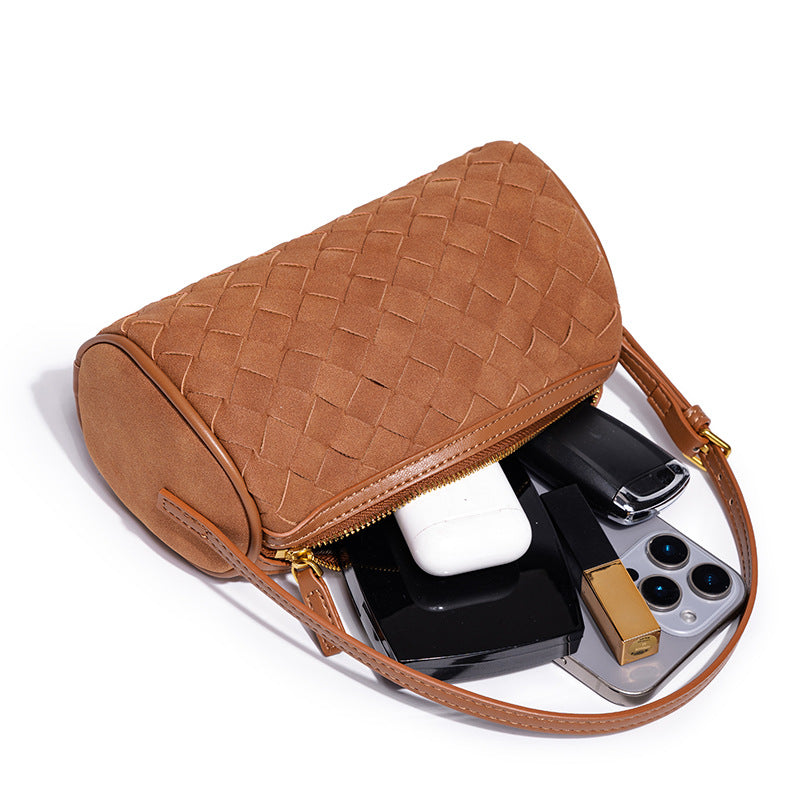 Braided Suede Handbag Acalora