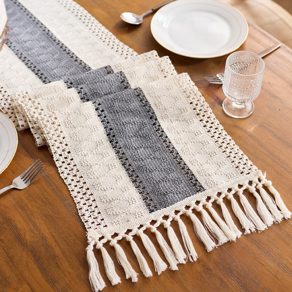 Elegant Macramé Table Runner