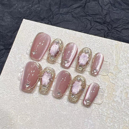 Chic Press-On Nail Art Set Acalora