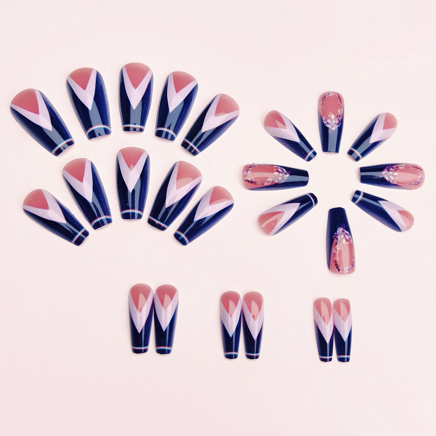 Floral-Inspired 3D Acrylic Nail Art Acalora