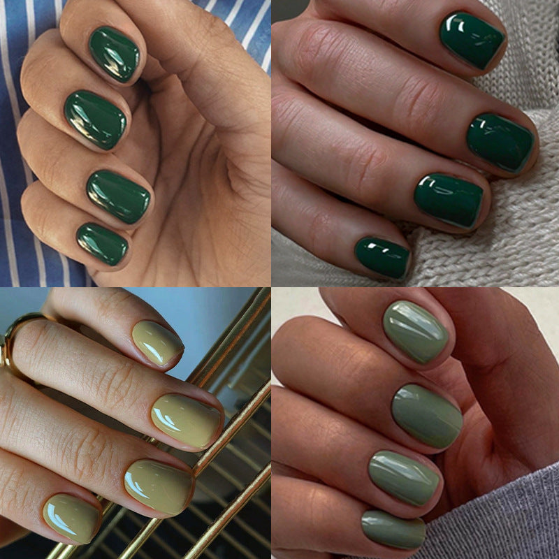 Elegant Press-On Nail Set with Natural Gloss Finish Acalora