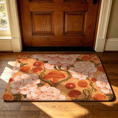 Unisex Decorative Football-Themed Area Mat