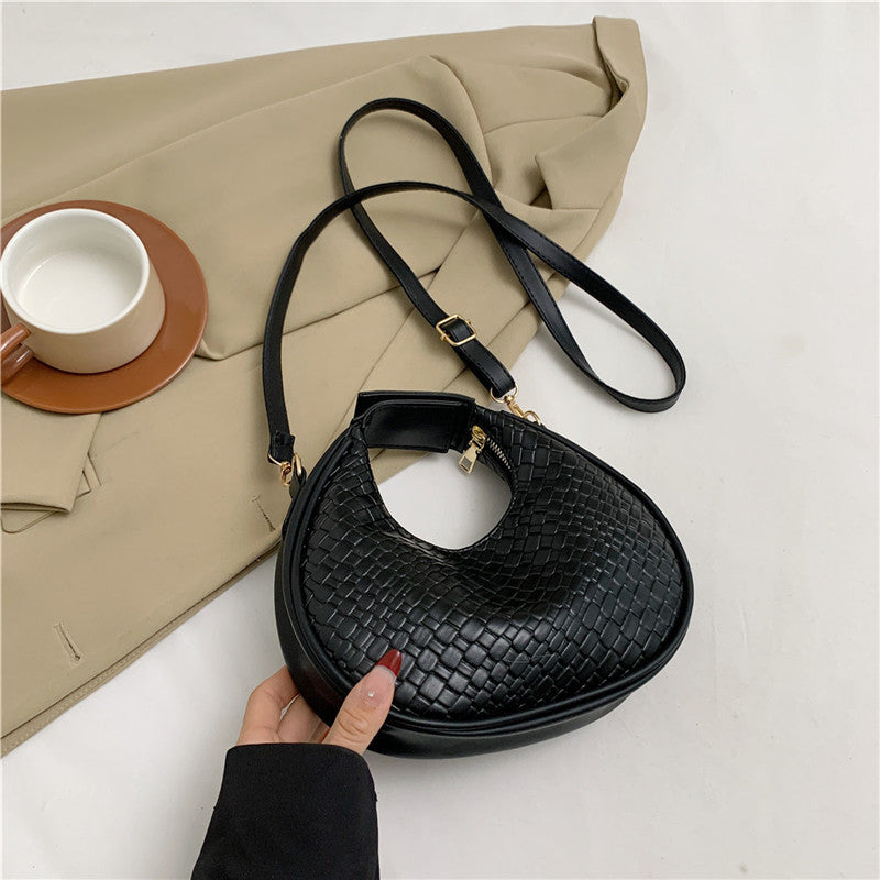 Textured Woven Crossbody Bag Acalora