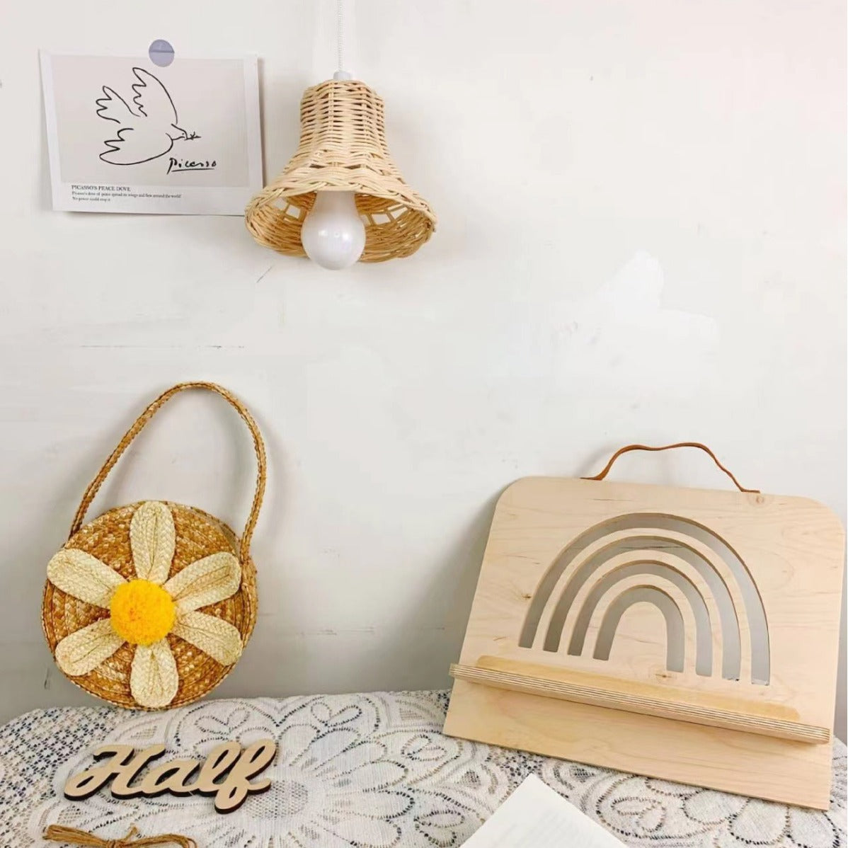 Rattan Hanging Lamp Acalora