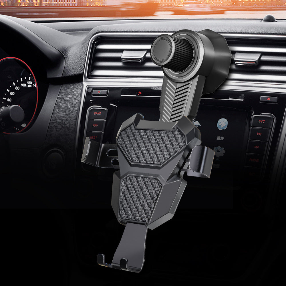 Adjustable gravity air vent smartphone car mount with full rotation joint Bowlift