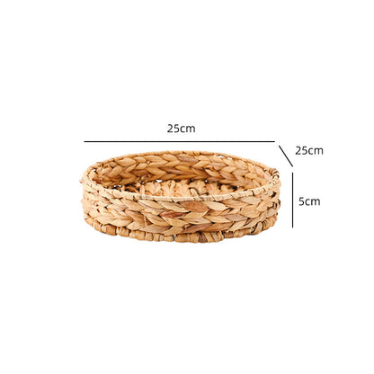 Handcrafted decoration basket made of natural materials Acalora
