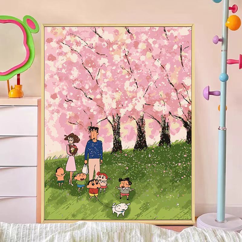 Whimsical Family-Themed Canvas Wall Art