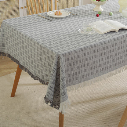 Elegant Textured Tablecloth