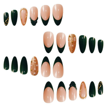 Glamorous Decorative Press-On Nail Art Acalora